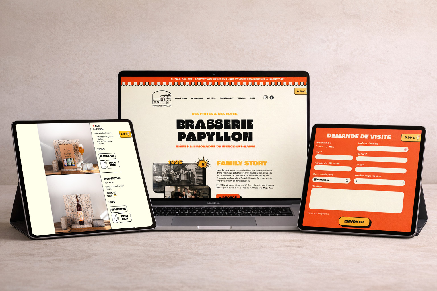 Site e-commerce Papyllon